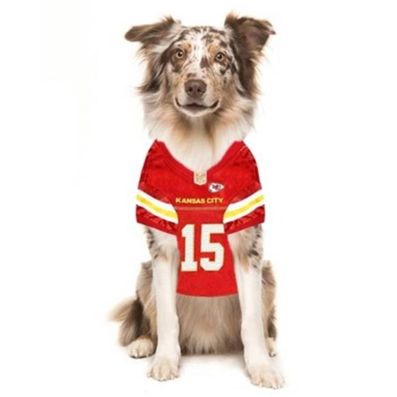 NFL Kansas City Chiefs Patrick Mahomes Pets Jersey - Picture 4 of 4